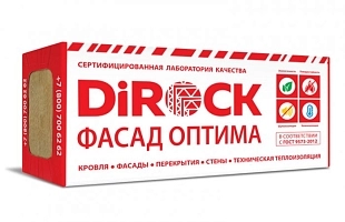Фасадная теплоизоляция DiROCK Фасад Оптима Фасадная теплоизоляция DiROCK Фасад Оптима